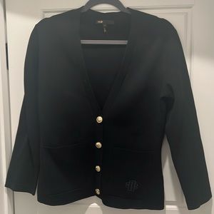 Maje black cardigan
